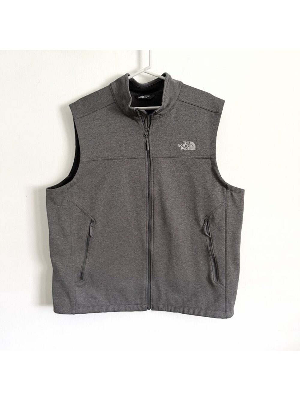 The North Face Gray Windwall Softshell Vest Full Zip Men’s Size XL Jacket